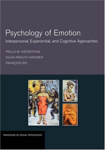 9781841694016: Pyschology of Emotion: Interpersonal, Experiential, and Cognitive Approaches (Principles of Social Psychology)
