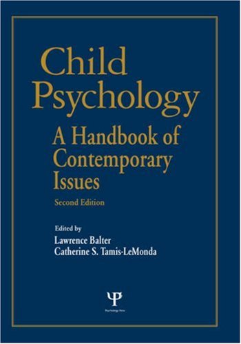 Imagen de archivo de Child Psychology : A Handbook of Contemporary Issues a la venta por Better World Books