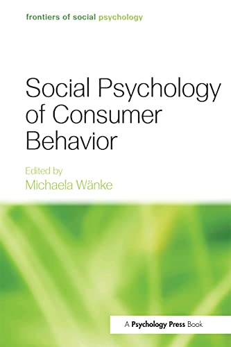 Beispielbild fr Social Psychology of Consumer Behavior (Frontiers of Social Psychology) zum Verkauf von Anybook.com