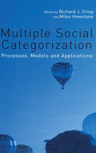Imagen de archivo de Multiple Social Categorization: Processes, Models and Applications a la venta por Chiron Media