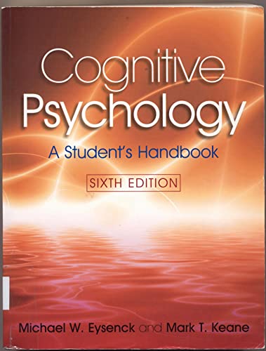 9781841695396: Cognitive Psychology: A Student's Handbook, 6th Edition