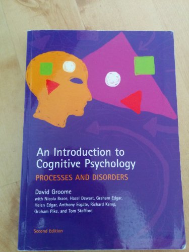 9781841695440: An Introduction to Cognitive Psychology, Second Edition: Processes and Disorders