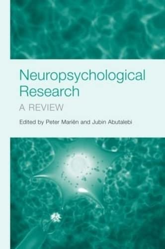 Imagen de archivo de Neuropsychological Research: A Review a la venta por Chiron Media