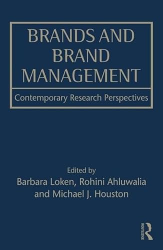 Stock image for Brands and Brand Management : Contemporary Research Perspectives for sale by Better World Books