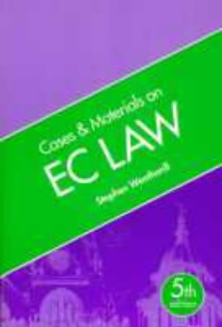 Beispielbild fr Cases and Materials on EC Law, 5th Ed. zum Verkauf von WorldofBooks