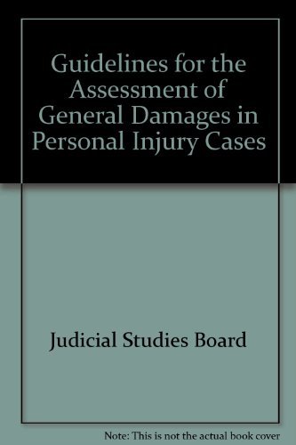 Beispielbild fr Guidelines for the Assessment of General Damages in Personal Injury Cases zum Verkauf von Reuseabook