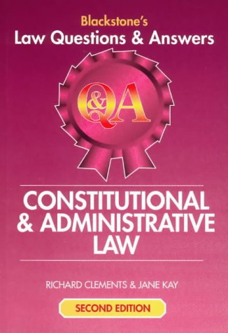 9781841740966: Law Questions and Answers - Constitutional and Administrative Law, 2nd Ed.