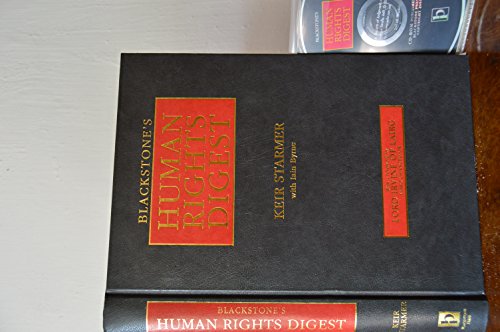 Blackstone's Human Rights Digest (9781841741536) by Starmer, Keir; Klug, Francesca; Byrne, Iain