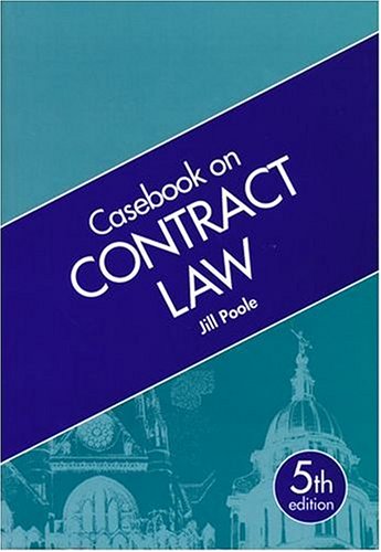 Stock image for Casebook on Contract, 5th Ed. for sale by AwesomeBooks
