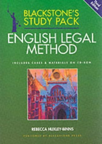 Beispielbild fr Blackstone's Study Pack: English Legal Method (Blackstone's Study Packs S.) zum Verkauf von WorldofBooks