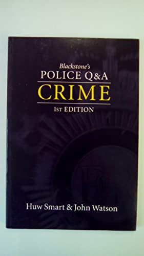 Beispielbild fr Crime (Blackstone's Police Q & A S.) zum Verkauf von AwesomeBooks