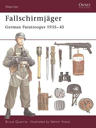 Beispielbild fr Fallschirmj�ger: German Paratrooper 1935-45 (Warrior) zum Verkauf von Powell's Bookstores Chicago, ABAA