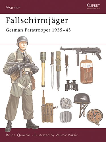Stock image for Fallschirmjäger: German Paratrooper 1935"45 (Warrior) for sale by BooksRun