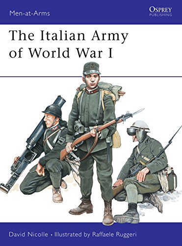 Beispielbild fr The Italian Army of World War I (Men-at-Arms, Band 387) zum Verkauf von Buchpark