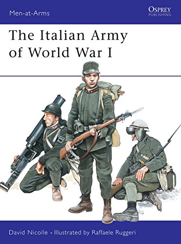 9781841763989: The Italian Army of World War I (Men-at-Arms, 387)