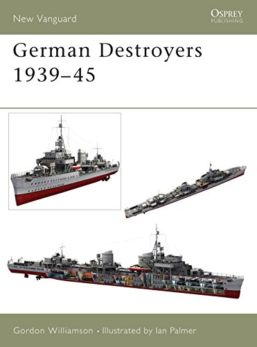 Imagen de archivo de German Destroyers 1939"45 (New Vanguard) a la venta por HPB Inc.