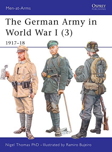 Stock image for The German Army in World War I (3): 1917-18: v. 3 (Men-at-Arms) for sale by WorldofBooks