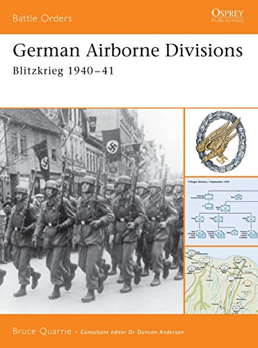 Beispielbild fr German Airborne Divisions: Blitzkrieg 1940-41 (Battle Orders) zum Verkauf von WorldofBooks