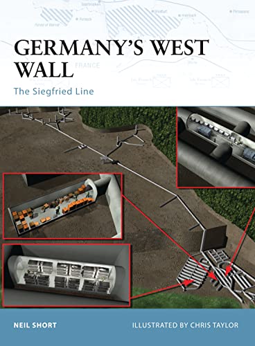 Stock image for Germany's West Wall: The Siegfried Line (Fortress) for sale by Ed's Editions LLC, ABAA