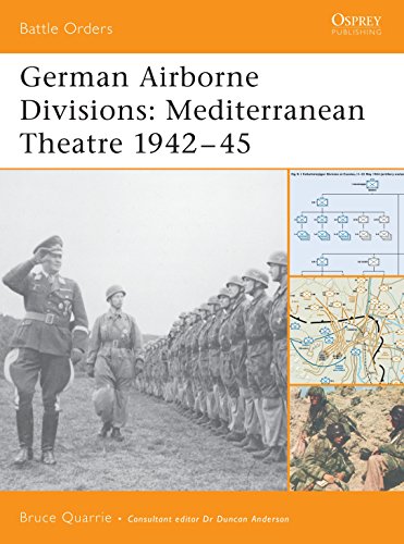 9781841768281: German Airborne Divisions: Mediterranean Theatre 1942-45: No. 15 (Battle Orders)