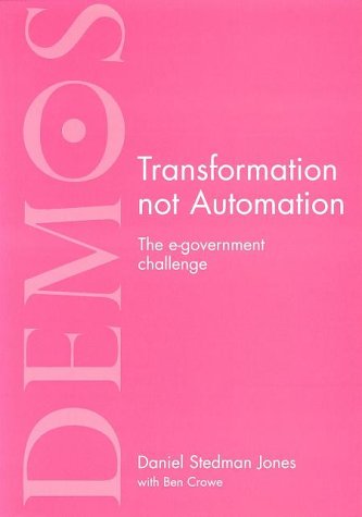 Beispielbild fr Transformation Not Automation (Paperback) zum Verkauf von CitiRetail