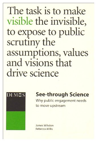 9781841801308: See-through Science: Why Public Engagement Needs to Move Upstream