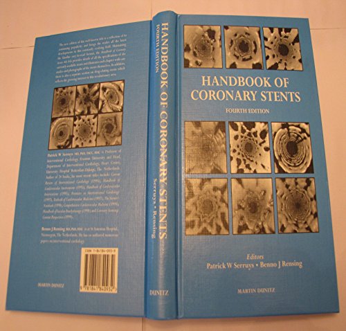 Imagen de archivo de Handbook of Coronary Stents a la venta por Better World Books Ltd