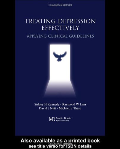 Imagen de archivo de Treating Depression Effectively: Applying Clinical Guidelines a la venta por HPB-Red