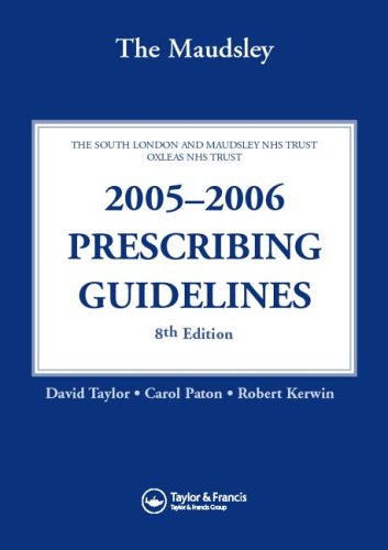 Stock image for The Maudsley 2005-2006 Prescribing Guidelines for sale by Reuseabook