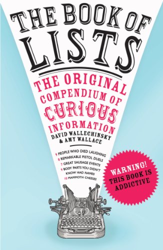 Stock image for The Book of Lists for sale by SecondSale