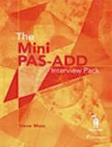 The Mini PAS-ADD Interview Pack (9781841960739) by Steve Moss