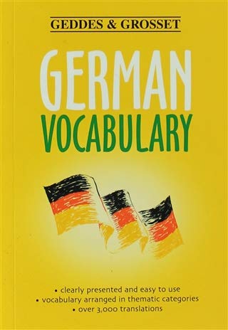 Beispielbild fr German Vocabulary zum Verkauf von WorldofBooks
