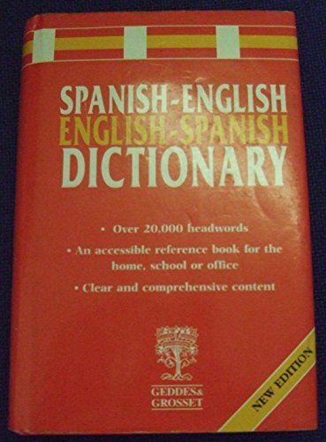 Beispielbild fr Spanish - English, English - Spanish Dictionary zum Verkauf von AwesomeBooks