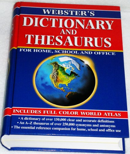 Stock image for Webster's Dictionary and Thesaurus 2002 Edition for sale by Your Online Bookstore