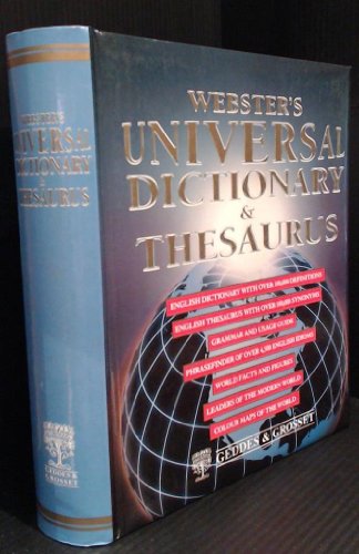 9781842053881: Websters Universal Dictionary and Thesaurus