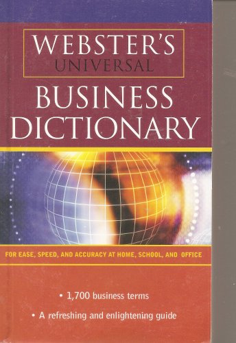 Stock image for Webster's Universal Business Dictionary for sale by SecondSale