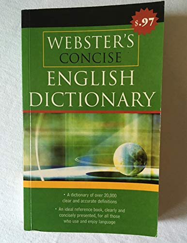 9781842054512: Webster's Concise English Dictionary