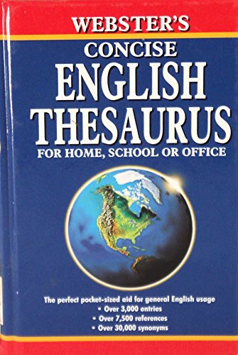 Stock image for Webster's Concise English Thesaurus for sale by Wonder Book