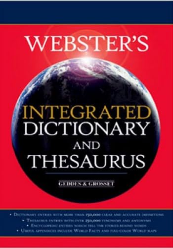 Beispielbild fr Websters Integrated Dictionary and Thesaurus (US English) zum Verkauf von Better World Books