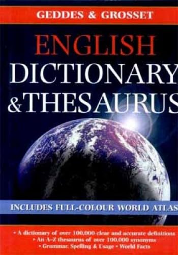 Beispielbild fr English Dictionary Thesaurus zum Verkauf von WorldofBooks