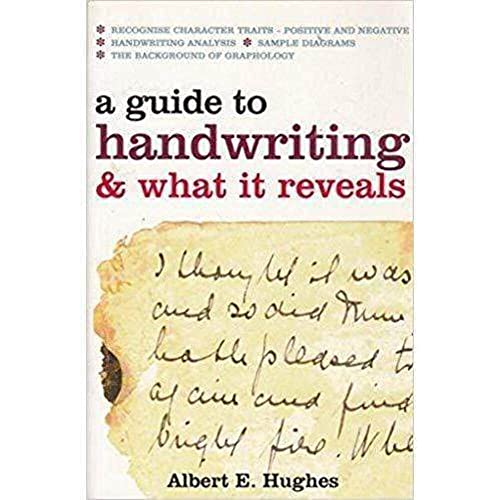 Imagen de archivo de A Guide To Handwriting & What It Reveals a la venta por Goldstone Books