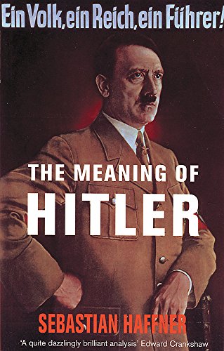 Stock image for Meaning of Hitler for sale by Better World Books