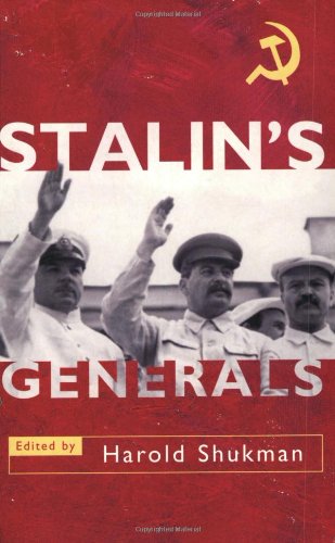 Beispielbild fr Stalin's Generals zum Verkauf von Books of the Smoky Mountains