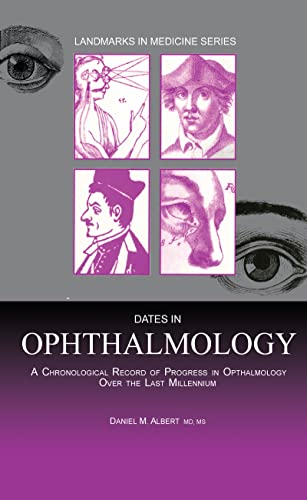 Imagen de archivo de Dates in Ophthalmology (Landmarks in Medicine) a la venta por Chiron Media