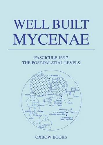 Beispielbild fr Well Built Mycenae, Fasc 16/17: The Post-Palatial Levels zum Verkauf von Powell's Bookstores Chicago, ABAA