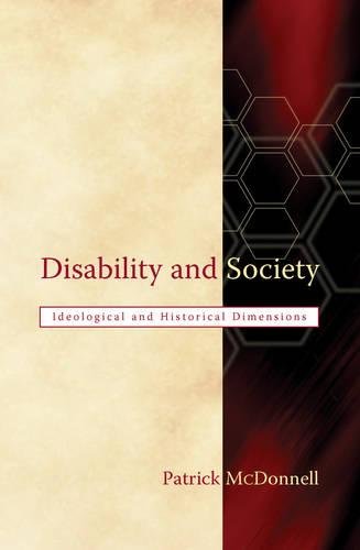 Disability and Society (9781842181379) by Patrick McDonnell