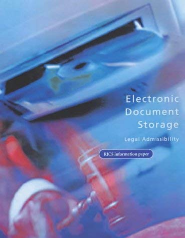 9781842190357: Electronic Document Storage: Legal Admissibility