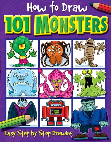 Beispielbild fr How to Draw 101 Monsters: Easy Step-by-step Drawing (How to draw) zum Verkauf von Your Online Bookstore