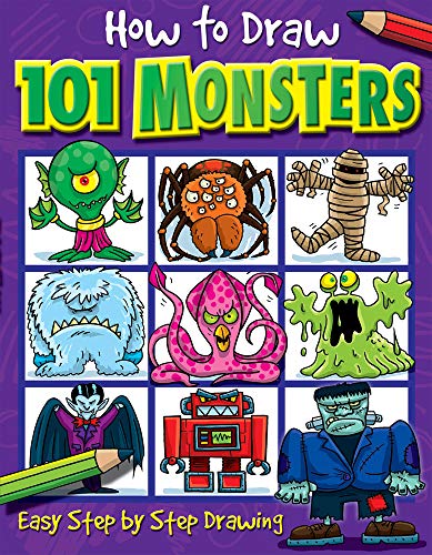 Imagen de archivo de How to Draw 101 Monsters: Easy Step-by-step Drawing (How to draw) a la venta por Gulf Coast Books