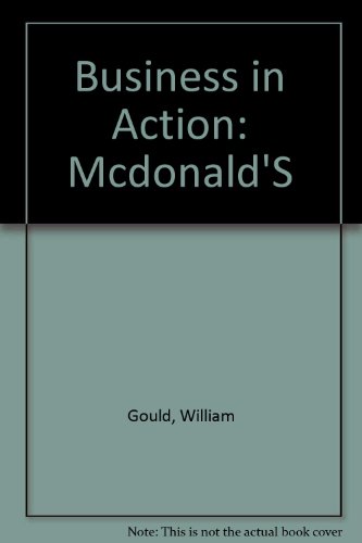 9781842340165: Business in Action: McDonald's (Business in Action)